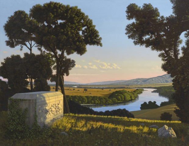 David Ligare, Et in Arcadia Ego, 40x48 inches, oil on linen