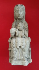 Stone Sculpture Virgin and Child, ca. 16th cen.
